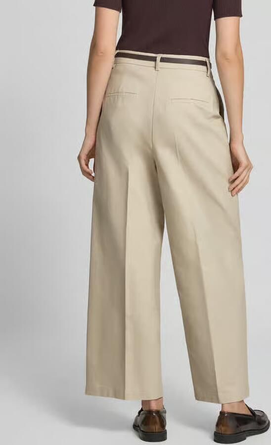 Jake*s Collection wide fit broek met geïntegreerde riem - Foto 4
