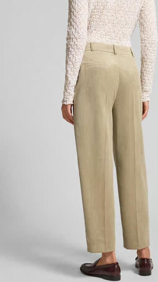 Jake*s Collection Wide fit corduroy broek met persplooien