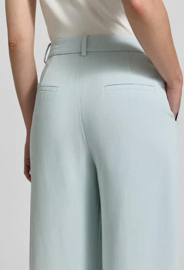 Jake*s Collection wide fit pantalon van puur lyocell