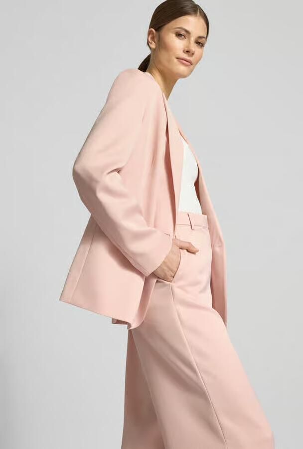 Jake*s Collection Wide Fit stoffen broek met achterzak