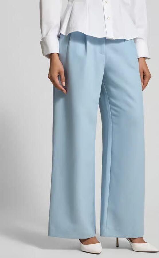 Jake*s Collection wide fit stoffen broek met viscose - Foto 3