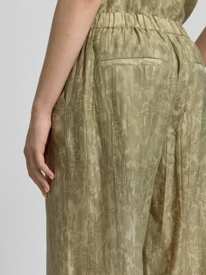 Jake*s Collection Wide fit stoffen broek van lyocellmix