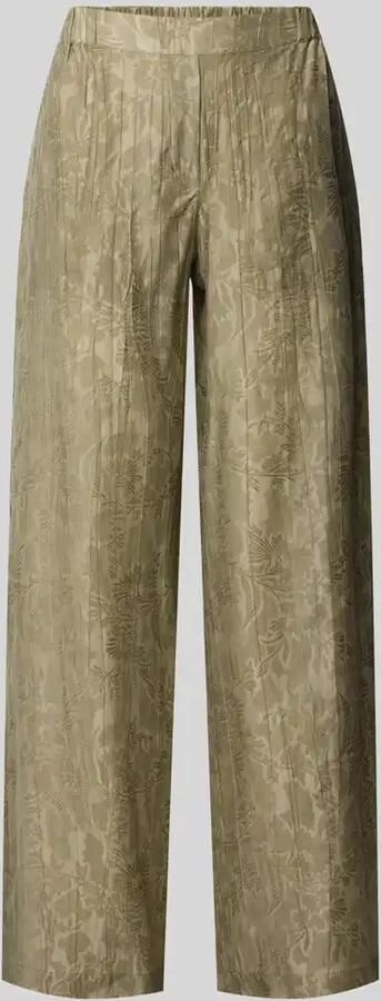 Jake*s Collection Wide fit stoffen broek van lyocellmix - Foto 2