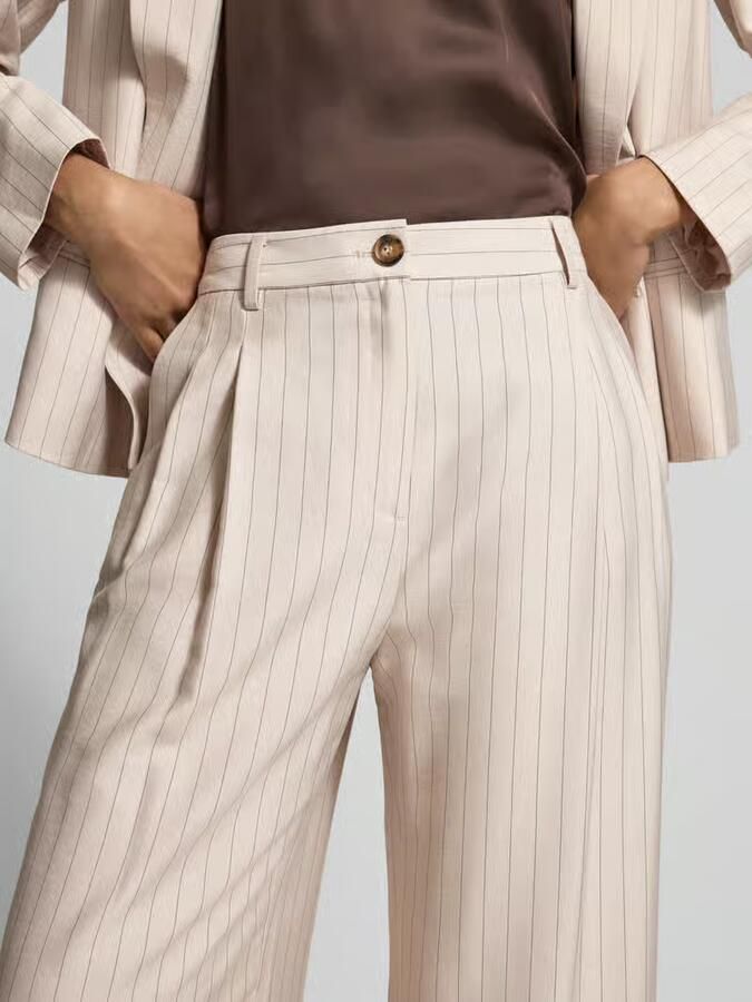 Jake*s Collection Wide leg broek met achterzakken