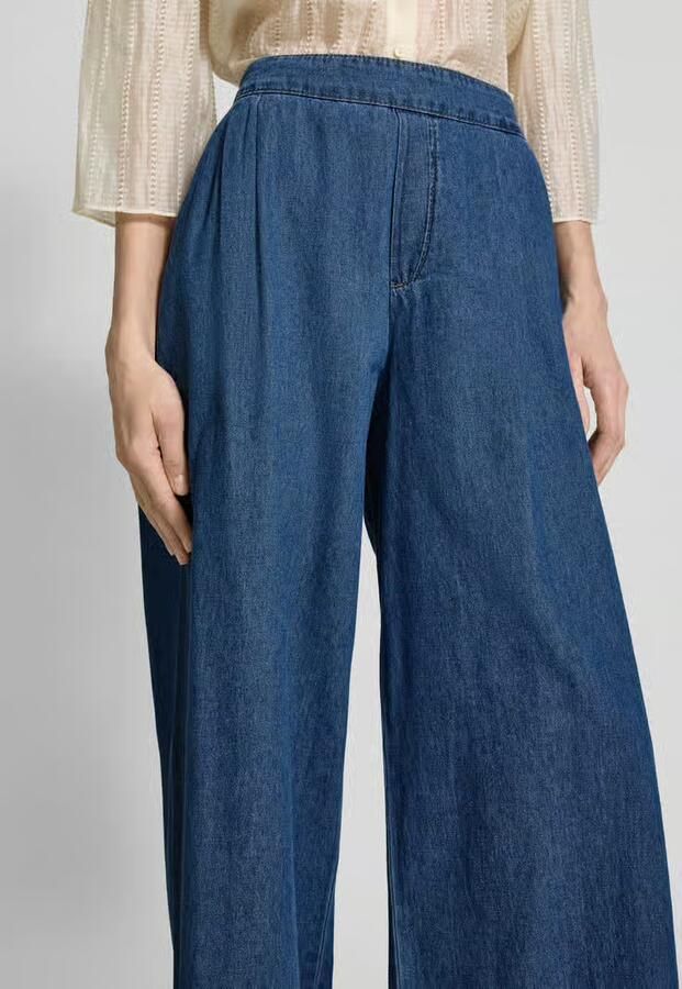 Jake*s Collection Wide leg jeans met elastische band