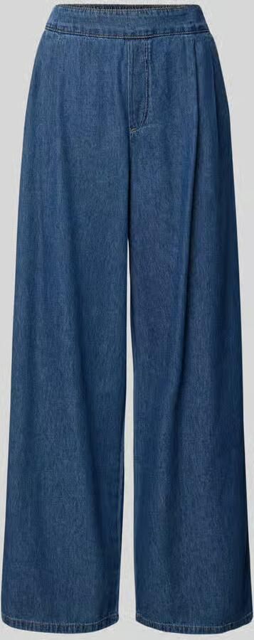 Jake*s Collection Wide leg jeans met elastische band - Foto 2