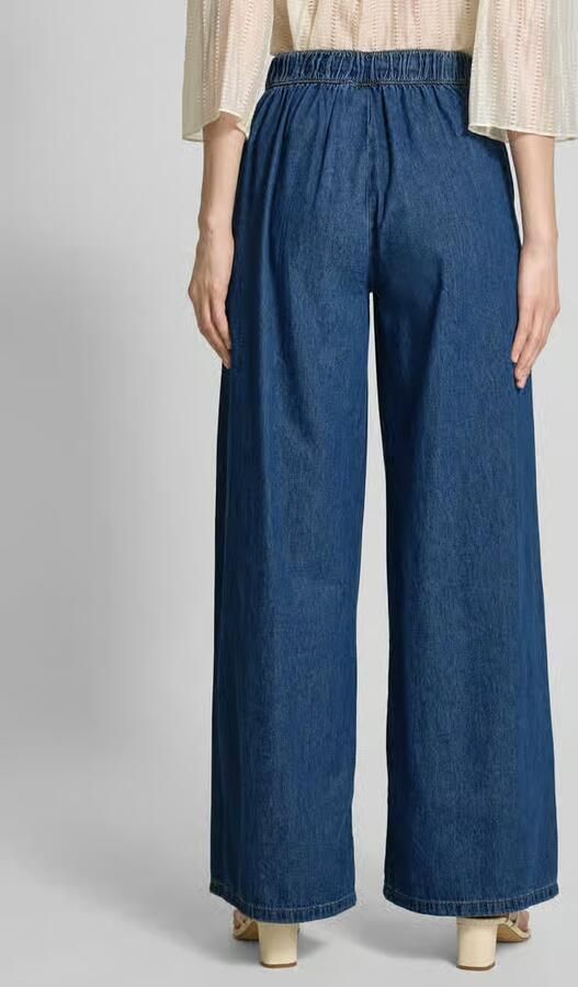Jake*s Collection Wide leg jeans met elastische band
