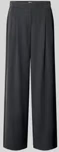 Jake*s Collection Wide leg stoffen broek met elastische band