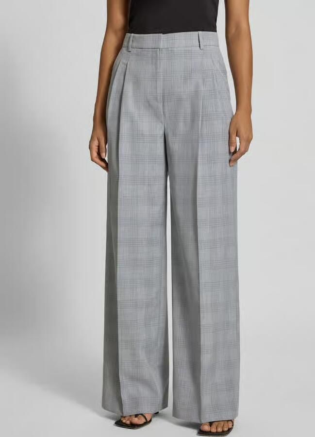 Jake*s Collection Wijdvallende broek met viscose - Foto 3
