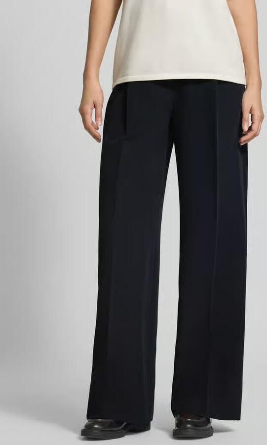 Jake*s Collection Wijdvallende broek met viscose - Foto 2