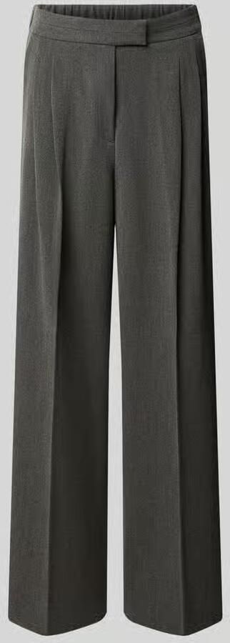 Jake*s Collection Zakelijke broek met persplooien van viscosemix
