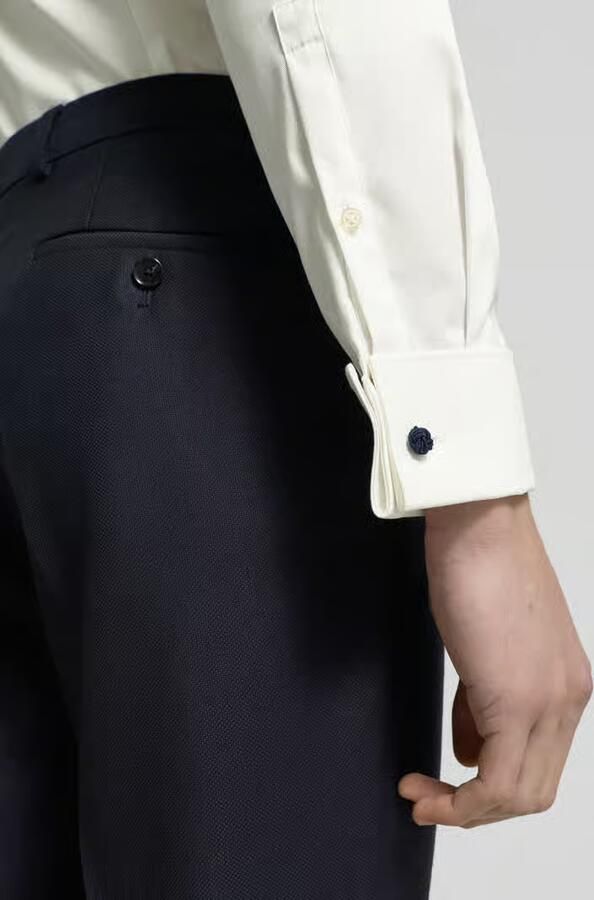 Jake*s Regular fit smokingoverhemd van fijn twill - Foto 2