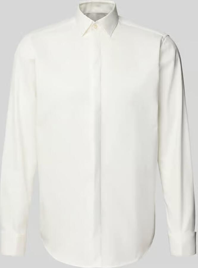 Jake*s Regular fit smokingoverhemd van fijn twill
