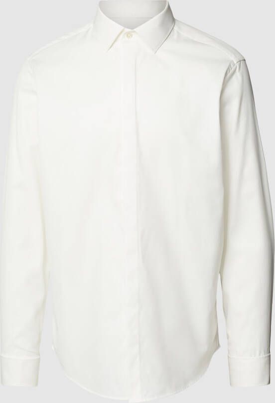 Jake*s Regular fit smokingoverhemd van fijn twill