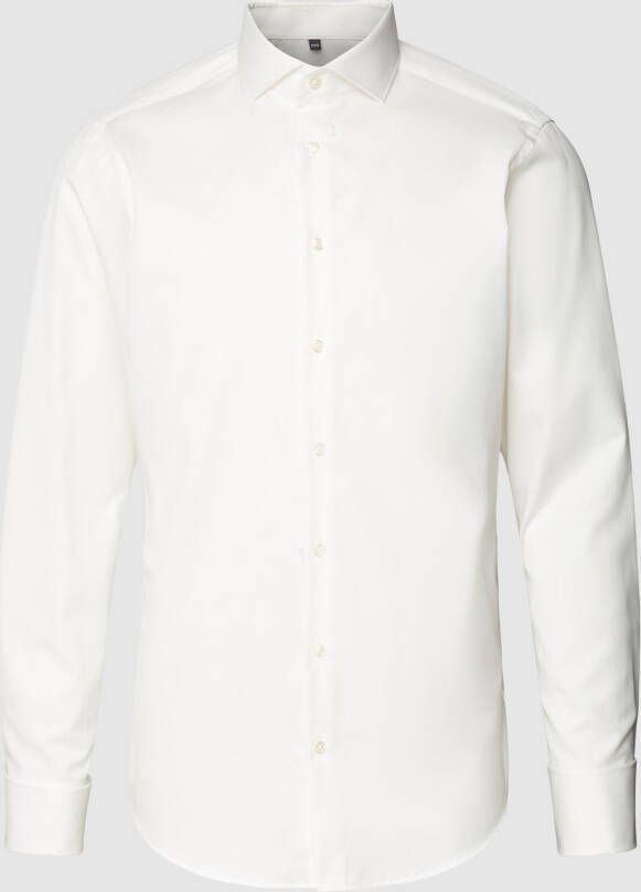 Jake*s Regular fit zakelijk overhemd van twill