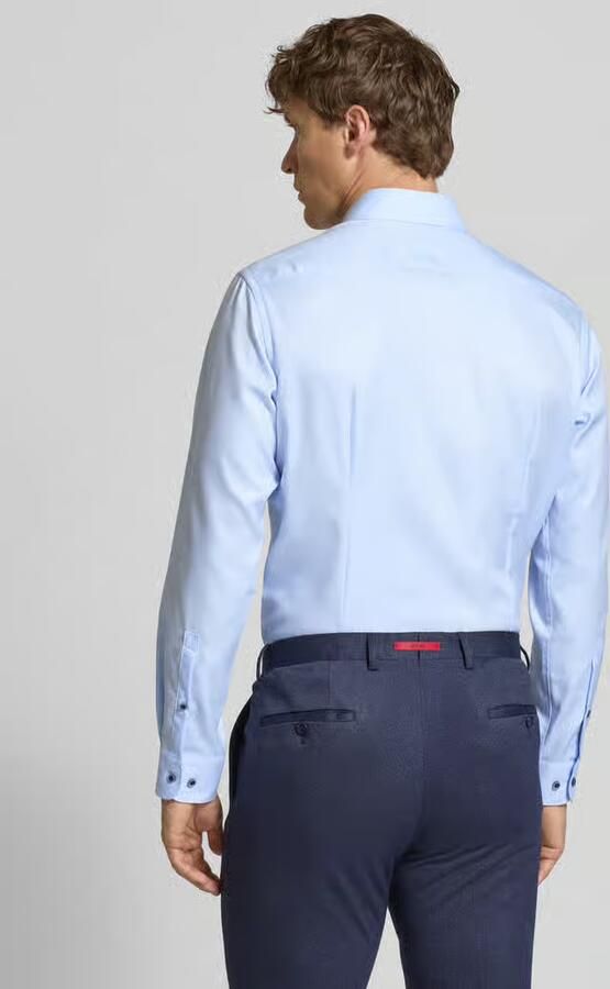 Jake*s Regular fit zakelijk overhemd met kentkraag