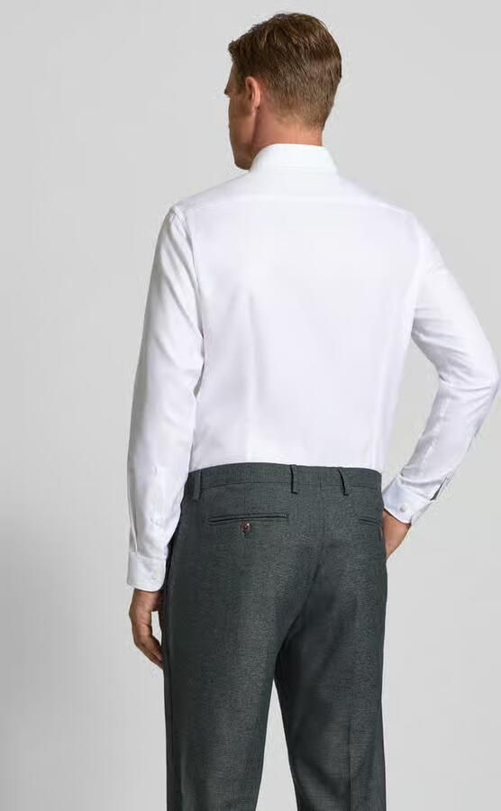 Jake*s Regular fit zakelijk overhemd met kentkraag