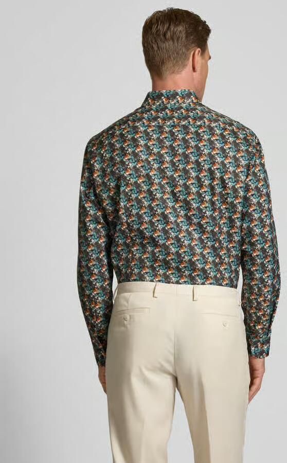 Jake*s Regular fit zakelijk overhemd met knoopsluiting