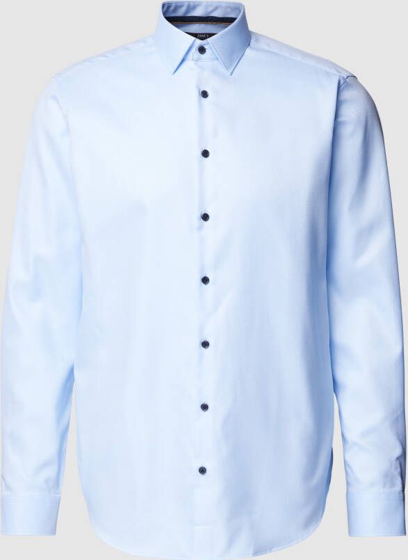 Jake*s Regular fit premium overhemd met kentkraag