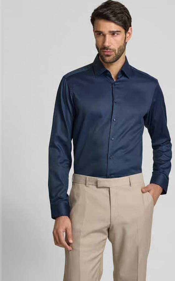 Jake*s Regular fit zakelijk overhemd van premium kwaliteit - Foto 2