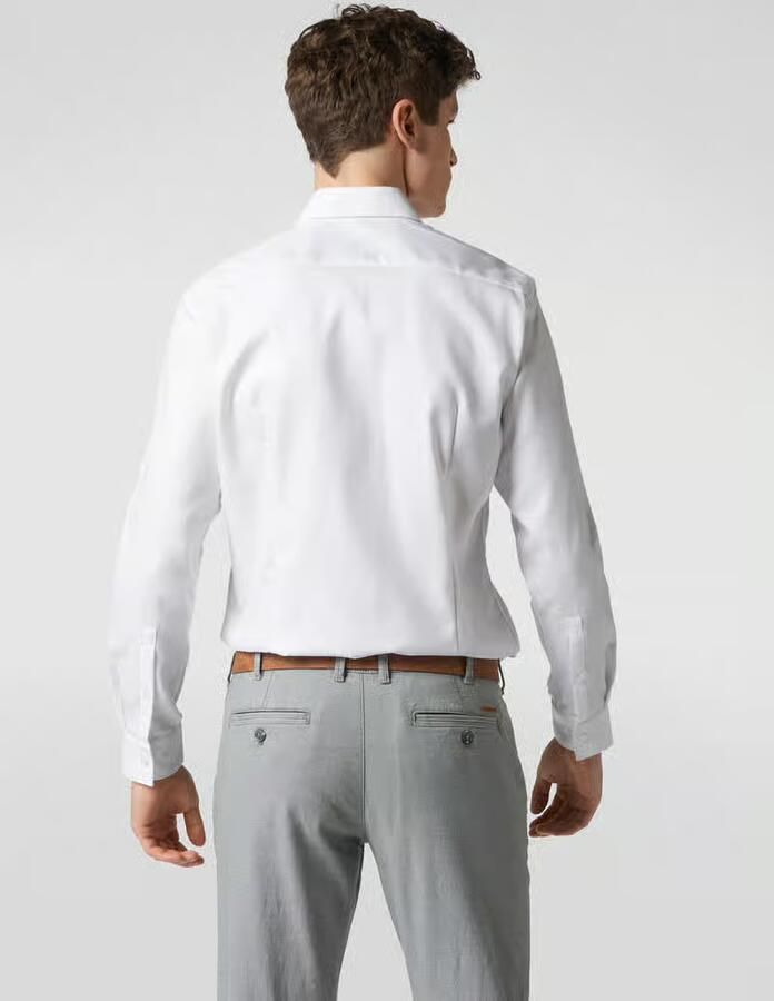 Jake*s Regular fit zakelijk overhemd van premium kwaliteit