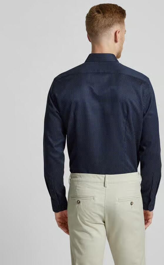 Jake*s Regular fit zakelijk overhemd van premium kwaliteit