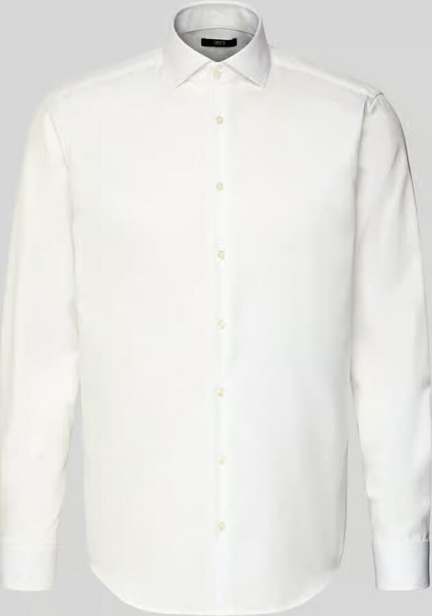 Jake*s Regular fit zakelijk overhemd van twill