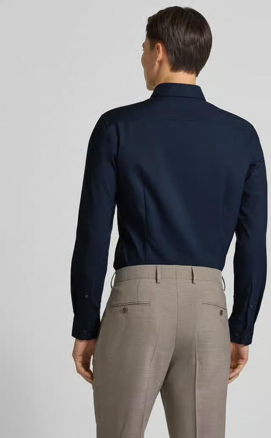 Jake*s Slim fit zakelijk overhemd met stretch