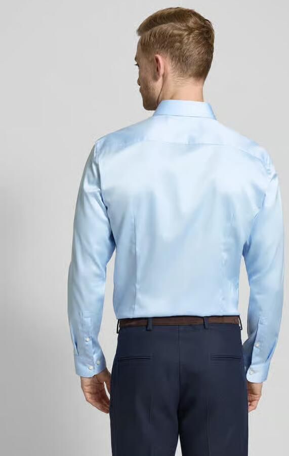 Jake*s Slim fit zakelijk overhemd van satijn