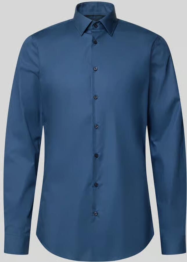 Jake*s slim fit zakelijk hemd met extra lange mouw - Foto 2
