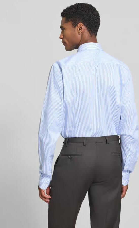Jake*s slim fit zakelijk hemd met extra lange mouw - Foto 2