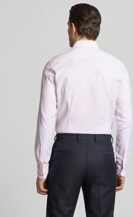 Jake*s Slim fit Zakelijk Hemd met Kentkraag en extra lange Mouwen - Foto 2