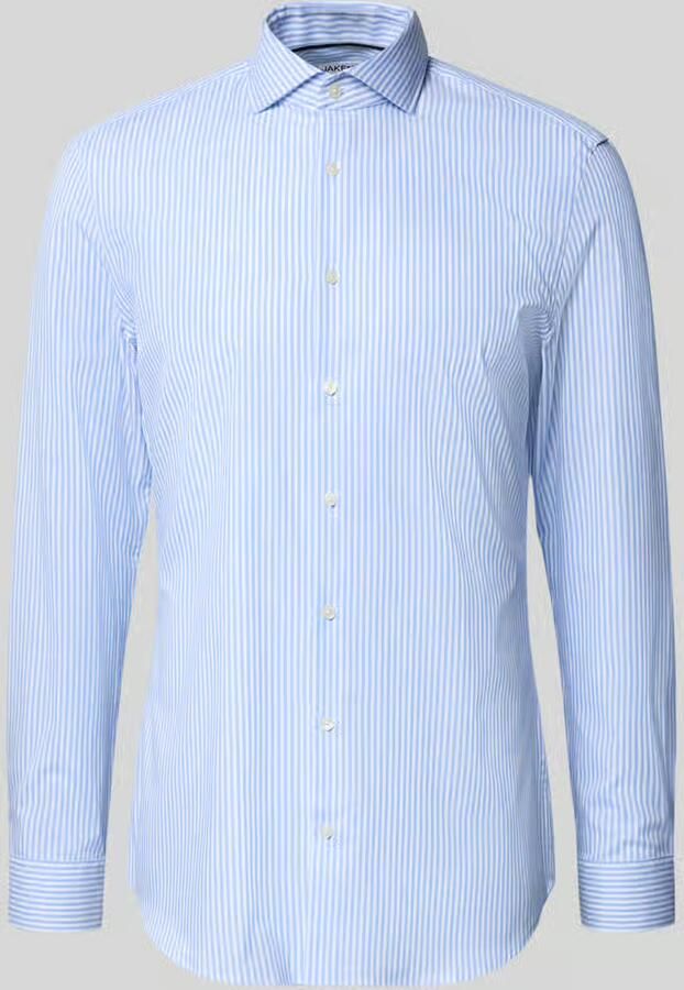 Jake*s Slim fit zakelijk overhemd met knoopsluiting - Foto 2