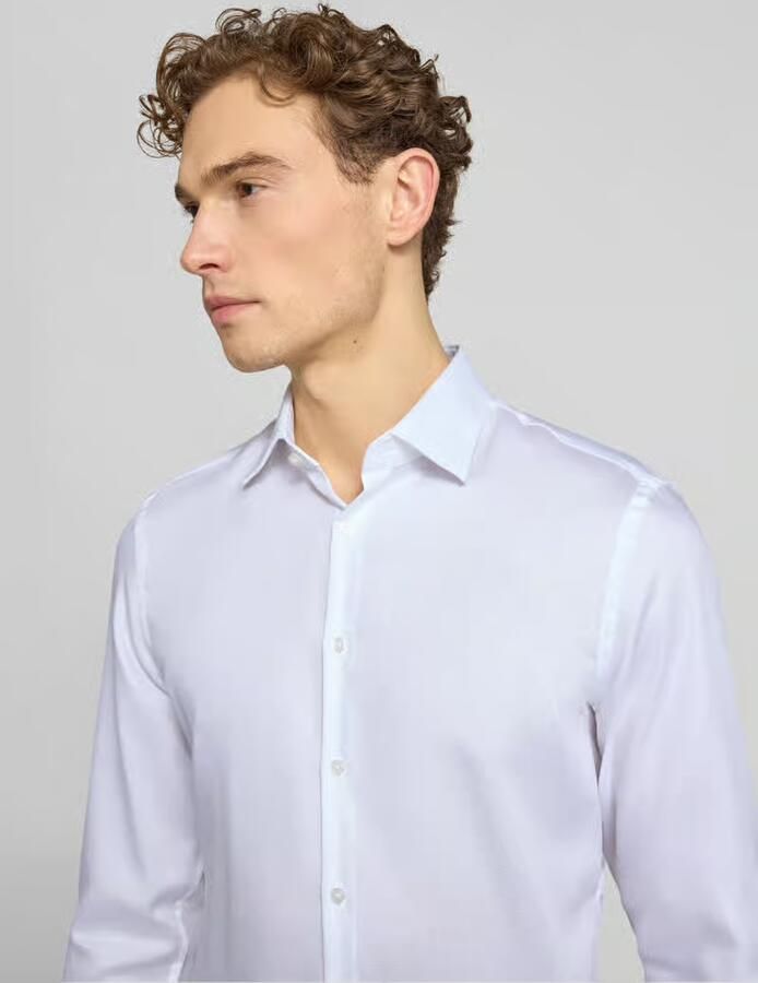 Jake*s Super slim fit zakelijk overhemd met knoopsluiting