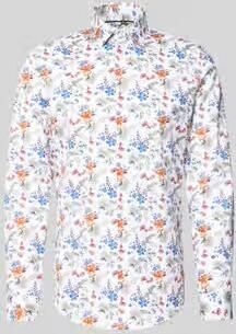 Jake*s slim fit zakelijk hemd met kentkraag