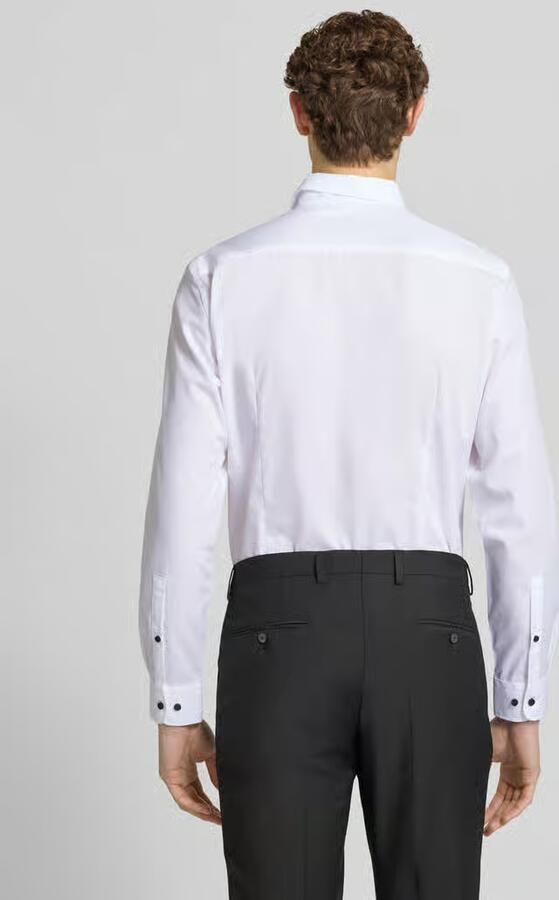 Jake*s Slim fit zakelijk overhemd met knoopsluiting - Foto 2