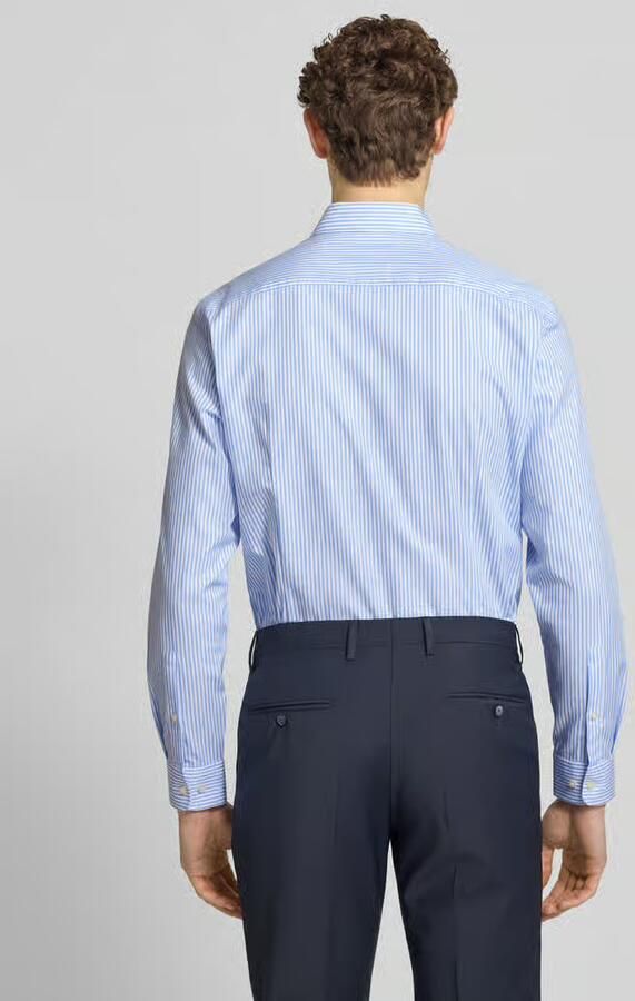 Jake*s Slim fit zakelijk overhemd met knoopsluiting - Foto 3