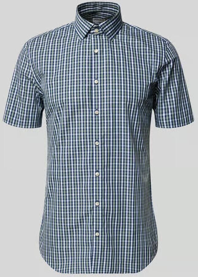 Jake*s slim fit zakelijk hemd van katoen met kentkraag - Foto 2