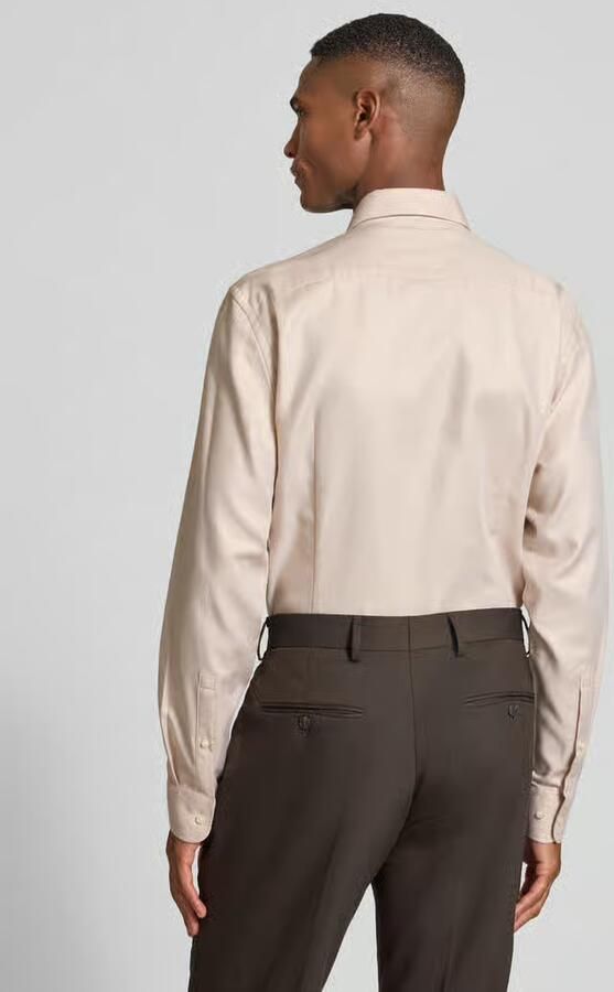 Jake*s Slim fit zakelijk hemd van puur katoen
