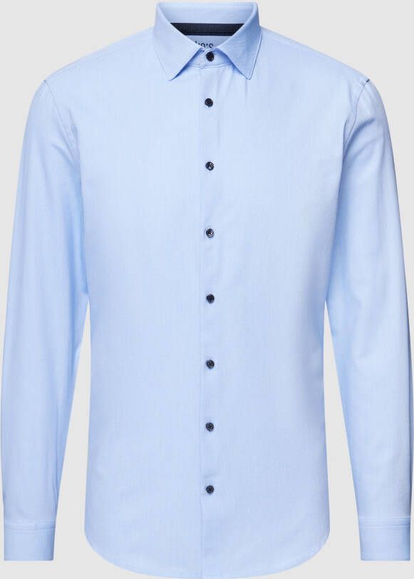 Jake*s Slim fit zakelijk overhemd met kentkraag