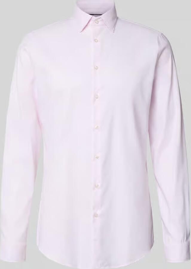 Jake*s Slim fit zakelijk overhemd met kentkraag en extra lange mouwen - Foto 2