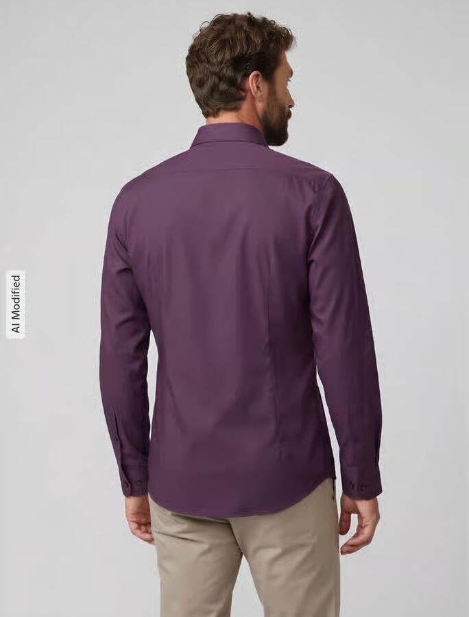 Jake*s slim fit zakelijk overhemd met kentkraag