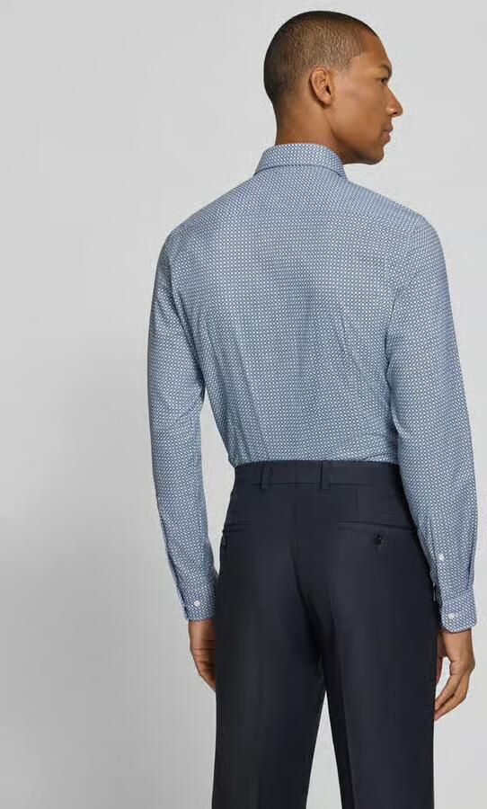 Jake*s Slim fit zakelijk overhemd met kentkraag - Foto 2