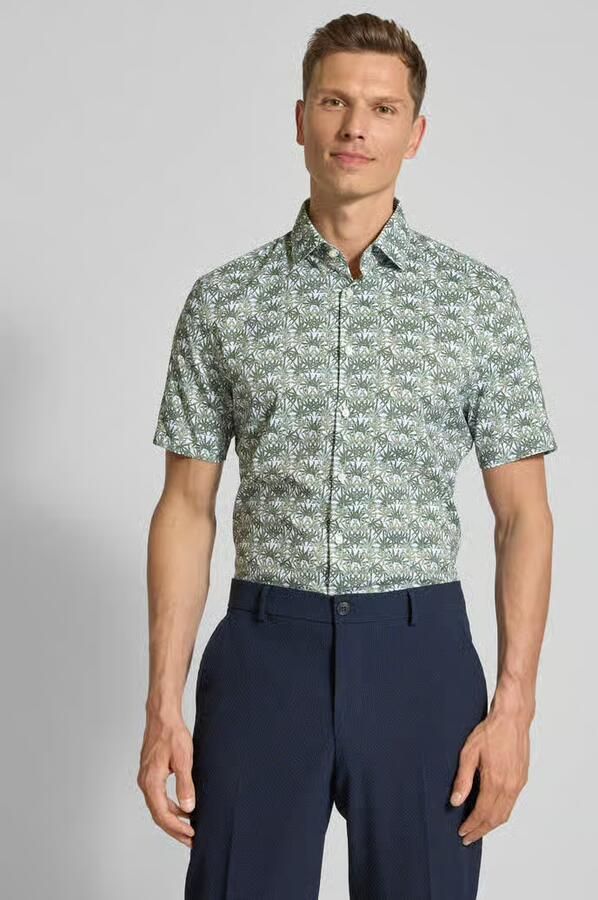 Jake*s Slim fit zakelijk overhemd met knoopsluiting - Foto 2
