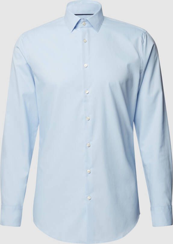 Jake*s Slim fit zakelijk overhemd met stretch