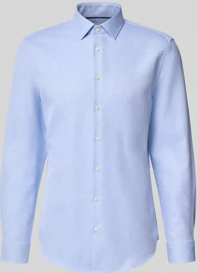Jake*s Slim fit zakelijk overhemd met structuurlook - Foto 2