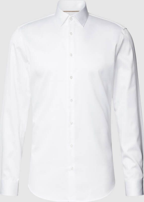 Jake*s Slim fit zakelijk overhemd van Jake* met kentkraag