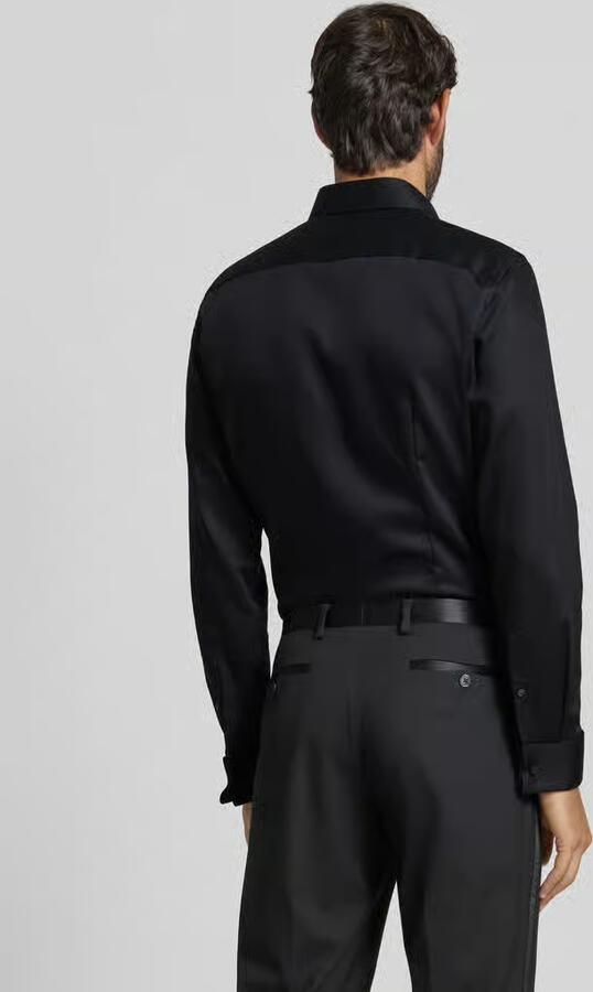 Jake*s Slim fit zakelijk overhemd van katoen