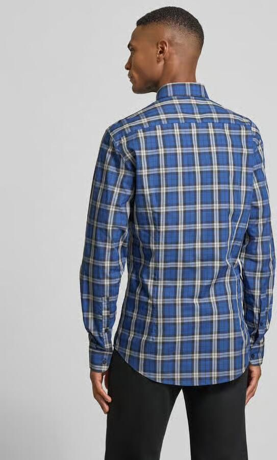 Jake*s Slim fit zakelijk overhemd van katoen