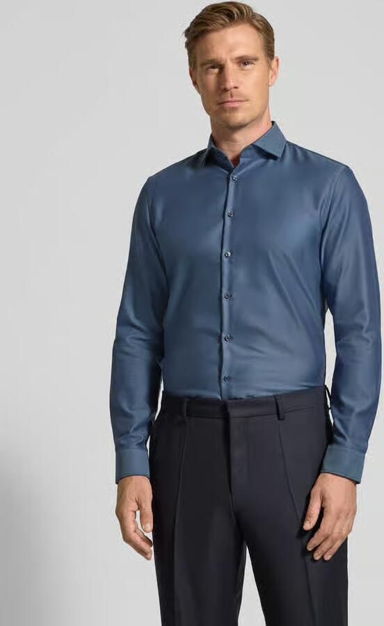 Jake*s Slim fit zakelijk overhemd van premium kwaliteit - Foto 2